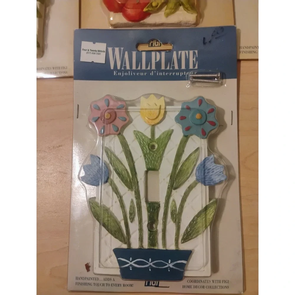 Figi New In Package Lot Of Vintage 2000/2001 Wall Switch Coverings Wallplate Y2k